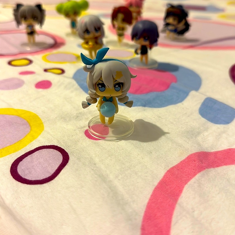 Kiana Honkai Star Rail Impact Summer Bikini Skin Chibi Figurine 35mm HoYoVerse - Picture 3 of 5